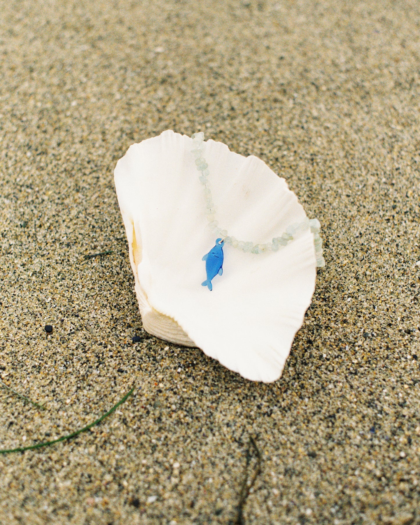 Poisson de Verre Bleu Necklace