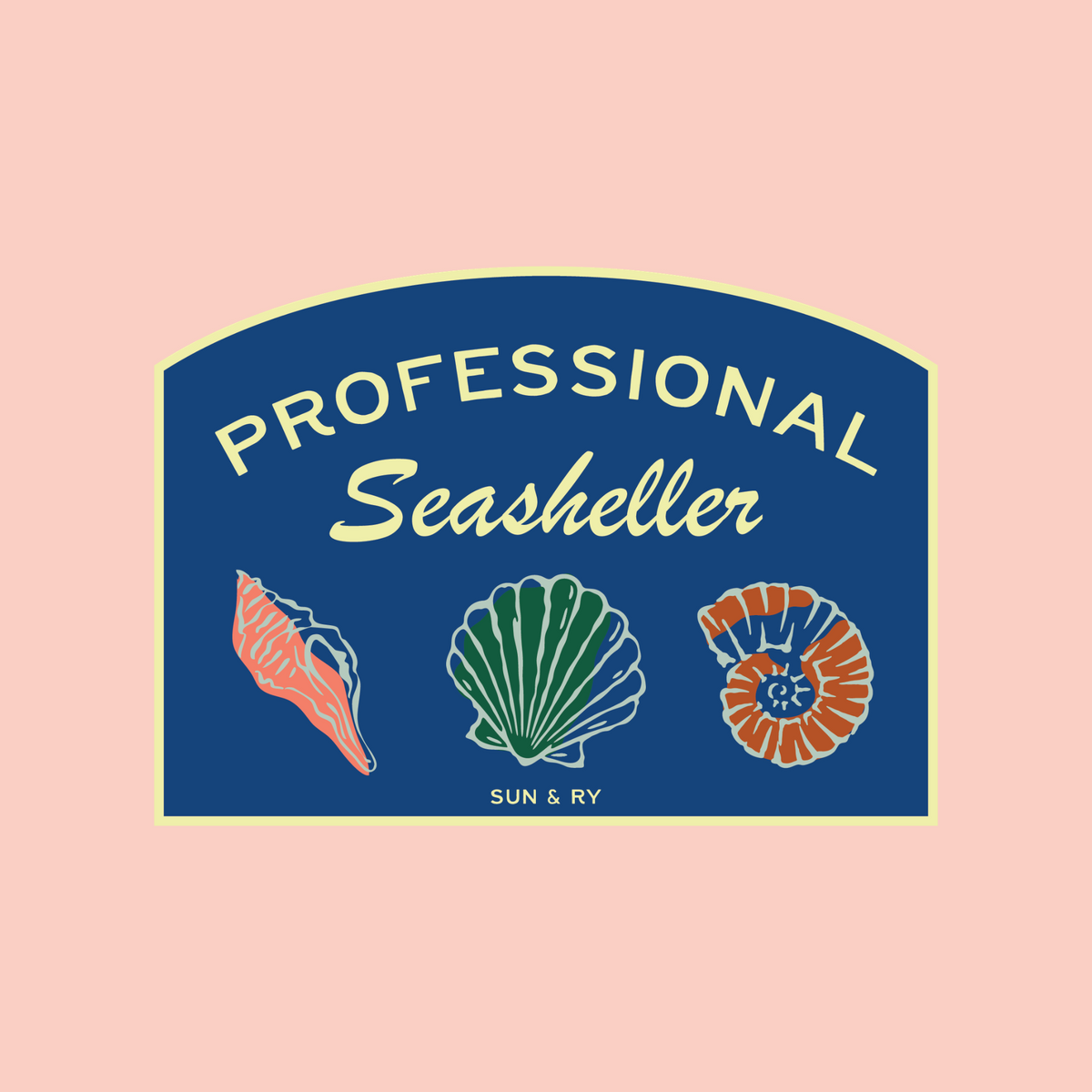 Professional Seasheller Sticker