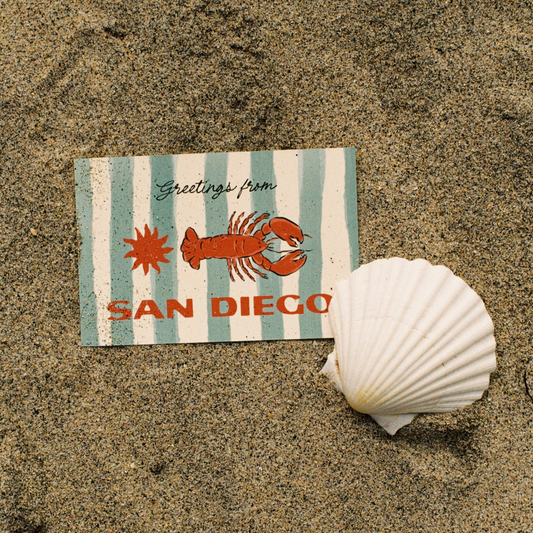 Greetings From San Diego Postcard