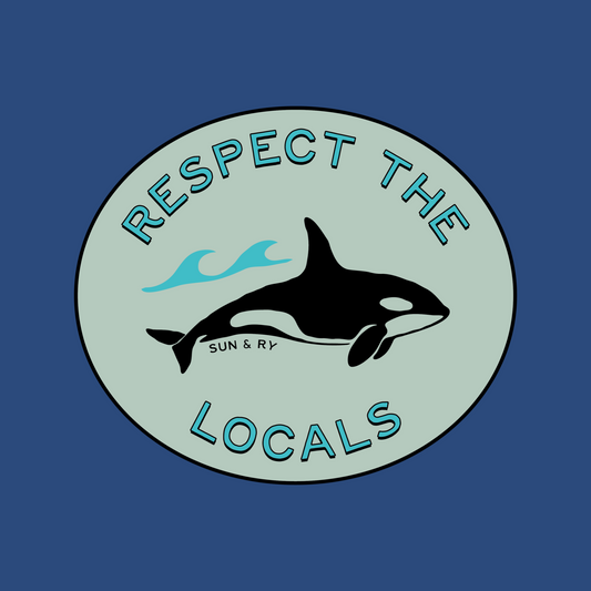 Respect the Locals Sticker